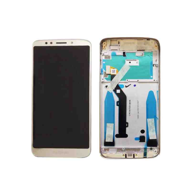 MODULO MOTOROLA MOTO E5/ G6 PLAY DORADO CON MARCO